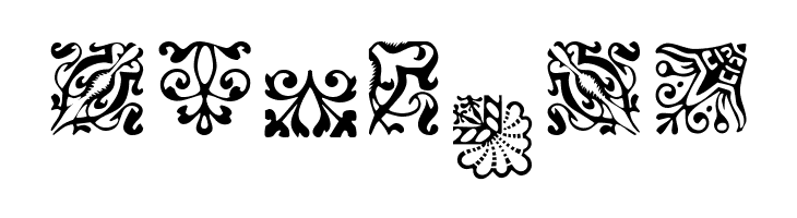 CaslonOrnamentsSSK  Free Fonts Download