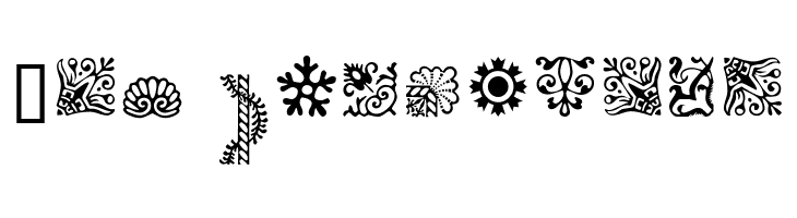 CaslonOrnamentsSSK  Free Fonts Download
