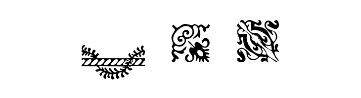 CaslonOrnamentsSSK  Free Fonts Download