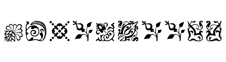 CaslonOrnamentsSSK  Free Fonts Download