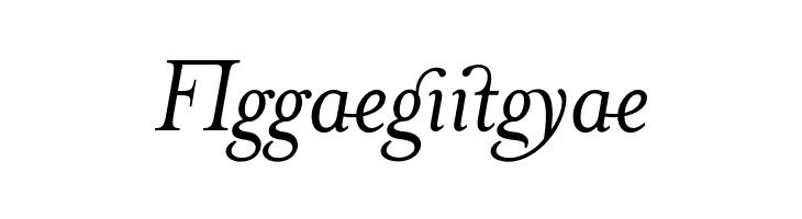 MrsEavesJustLig-Italic  Free Fonts Download