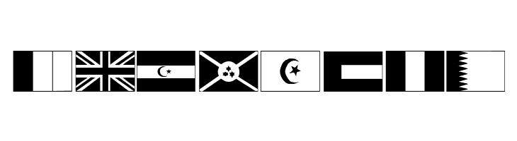 Flags  Free Fonts Download