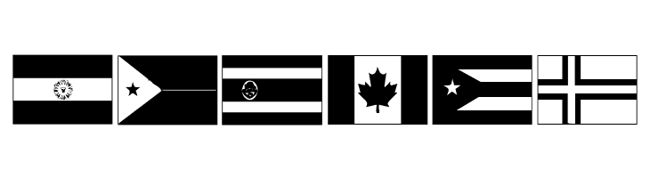 Flags  Free Fonts Download