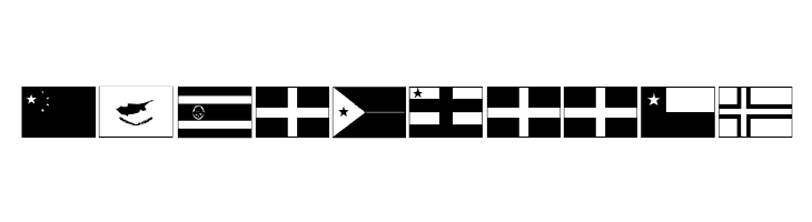 Flags  Free Fonts Download