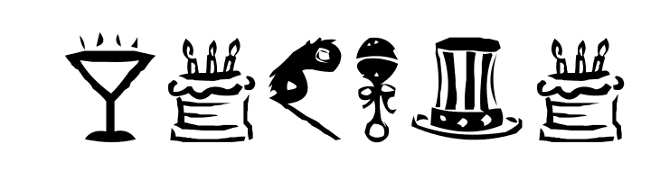 AEZ celebrate  Free Fonts Download