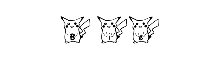 Pika Pika  Free Fonts Download