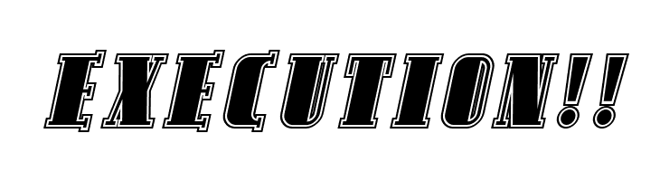 SF Avondale SC Inline Italic  Free Fonts Download