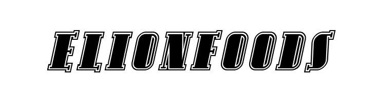 SF Avondale SC Inline Italic  Free Fonts Download