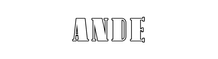 SF Avondale Outline  Free Fonts Download