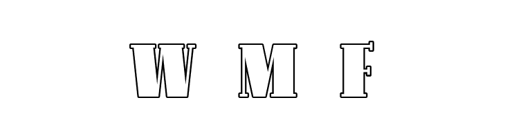 SF Avondale Outline  Free Fonts Download