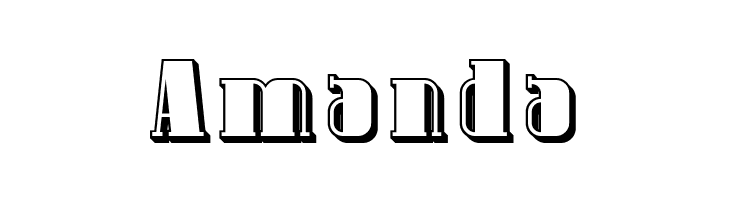 SF Avondale Shaded  Free Fonts Download