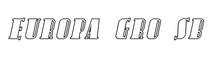 SF Avondale SC Outline Italic  Free Fonts Download
