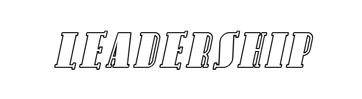 SF Avondale SC Outline Italic  Free Fonts Download