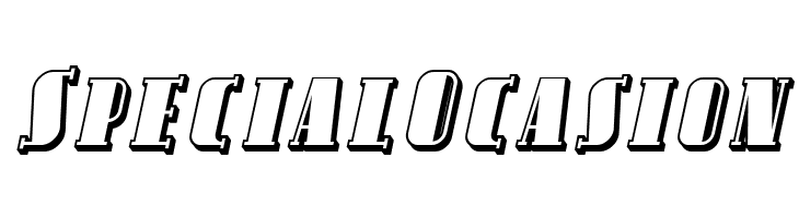 SF Avondale SC Shaded Italic  Free Fonts Download