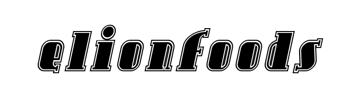 SF Avondale Inline Italic  Free Fonts Download
