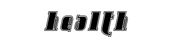 SF Avondale Inline Italic  Free Fonts Download