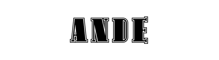 SF Avondale SC Inline  Free Fonts Download