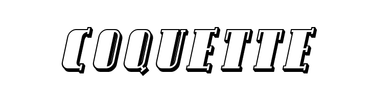 SF Avondale Shaded Italic  Free Fonts Download