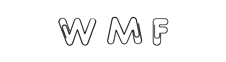 Paper Clip  Free Fonts Download
