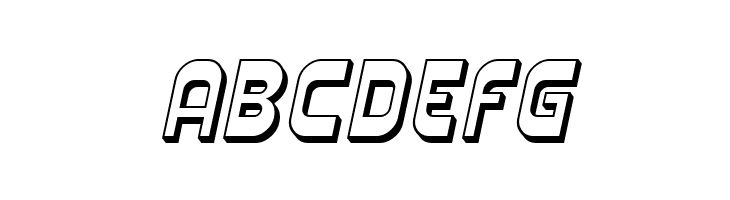 SF Plasmatica Shaded Italic  Free Fonts Download