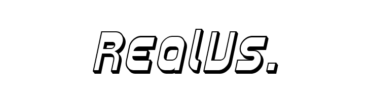 SF Plasmatica Shaded Italic  Free Fonts Download