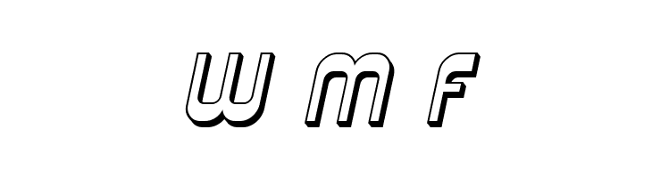SF Plasmatica Shaded Italic  Free Fonts Download