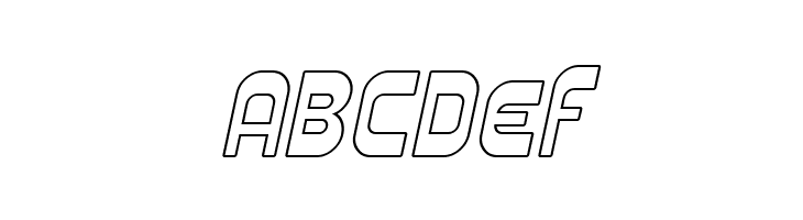 SF Plasmatica Outline Italic  Free Fonts Download