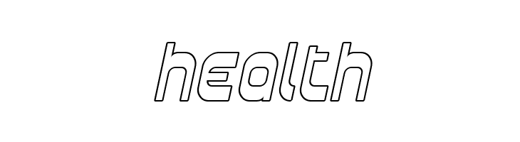 SF Plasmatica Outline Italic  Free Fonts Download