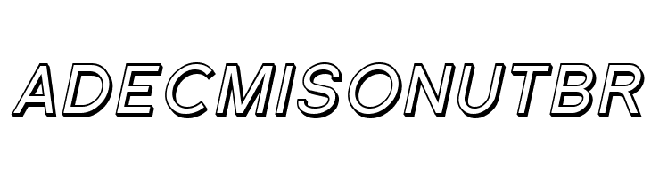 SF Florencesans SC Shaded Italic  Free Fonts Download