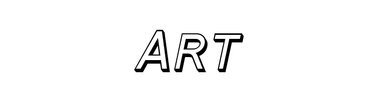 SF Florencesans SC Shaded Italic  Free Fonts Download