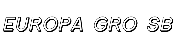 SF Florencesans SC Shaded Italic  Free Fonts Download