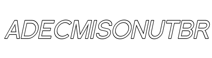 SF Florencesans Outline Italic  Free Fonts Download