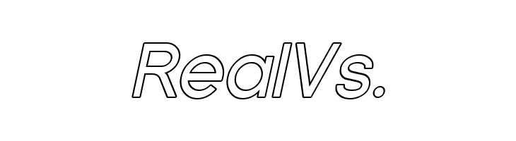 SF Florencesans Outline Italic  Free Fonts Download