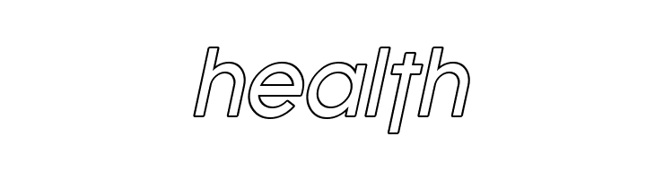 SF Florencesans Outline Italic  Free Fonts Download