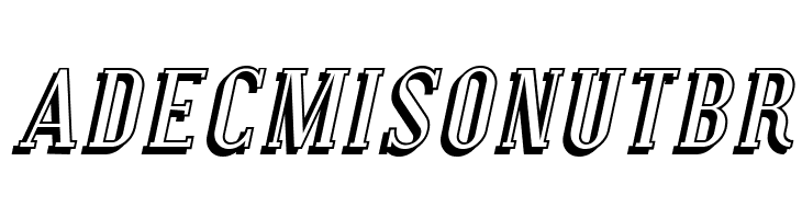 SF Covington SC Shadow Italic  Free Fonts Download