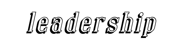 SF Covington Shadow Italic  Free Fonts Download