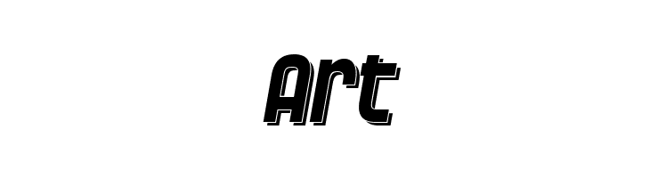 SF Speedwaystar Shaded Italic  Free Fonts Download