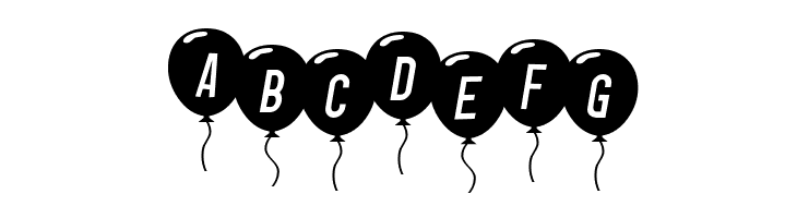 SF Balloons Italic  Free Fonts Download