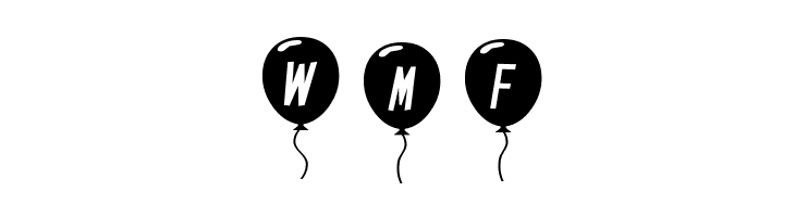 SF Balloons Italic  Free Fonts Download