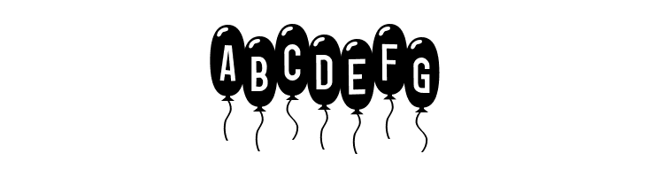 SF Balloons Thin  Free Fonts Download