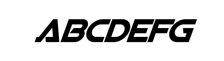 SF Viper Squadron Solid Italic  Free Fonts Download