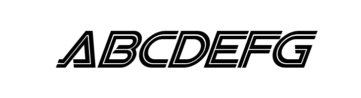 SF Viper Squadron Italic  Free Fonts Download