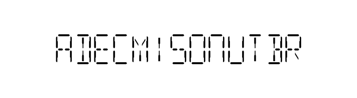 SF Digital Readout Light  Free Fonts Download