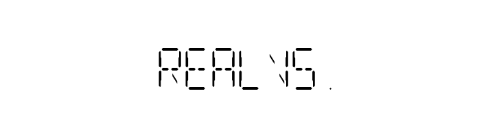 SF Digital Readout Light  Free Fonts Download