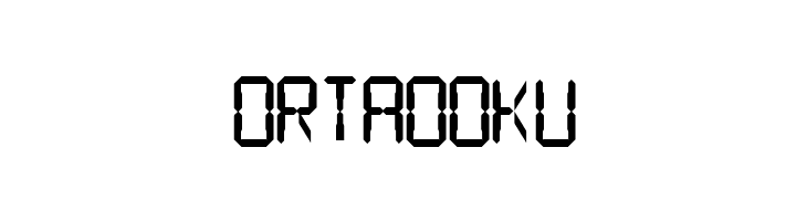 SF Digital Readout Heavy  Free Fonts Download
