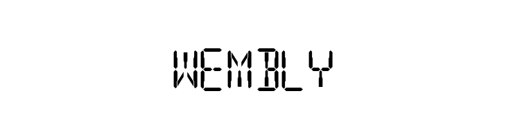 SF Digital Readout Medium  Free Fonts Download