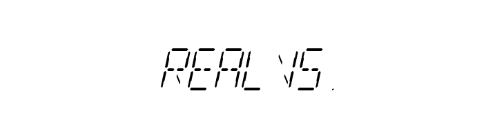 SF Digital Readout Light Oblique  Free Fonts Download