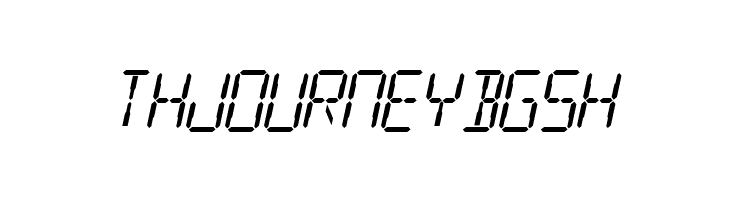 SF Digital Readout Medium Oblique  Free Fonts Download