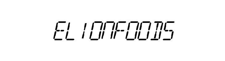 SF Digital Readout Medium Oblique  Free Fonts Download