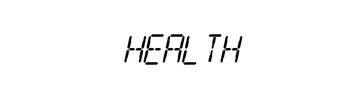 SF Digital Readout Medium Oblique  Free Fonts Download